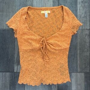 Urban Outfitters cute orange top